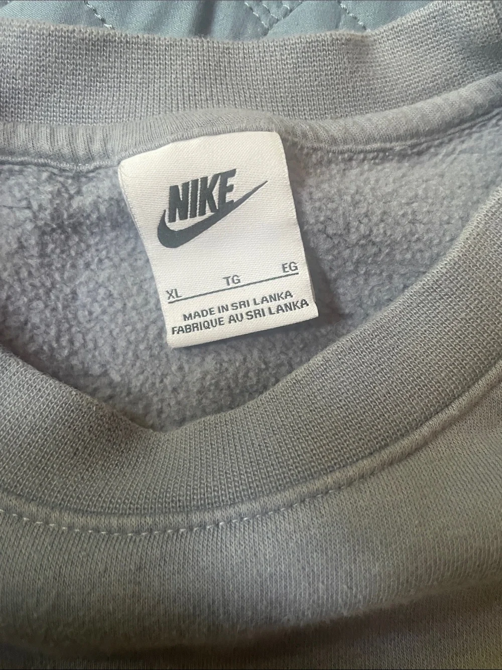 Nike Crewneck Sweatshirt with Embroidered Logo